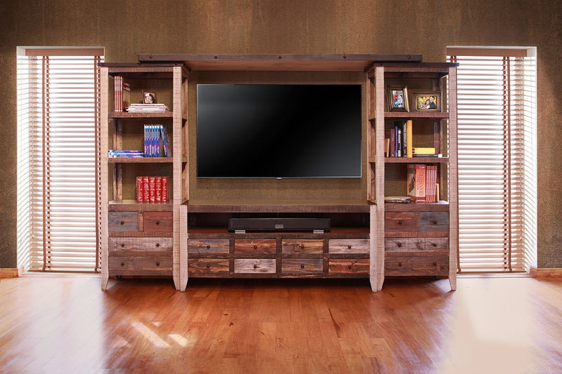 Antique Multicolor Wall Unit