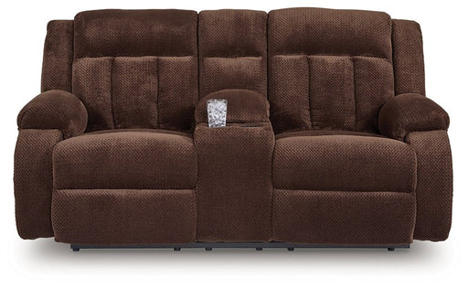 Observation Power Reclining Loveseat with Console - Barb City Furniture (Dekalb, IL)
