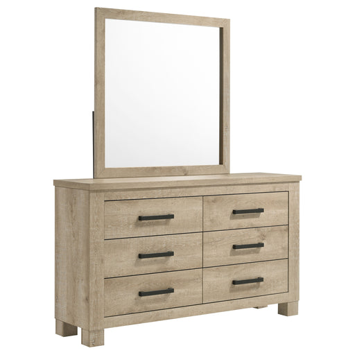 Oakglen Dresser with Mirror - Barb City Furniture (Dekalb, IL)