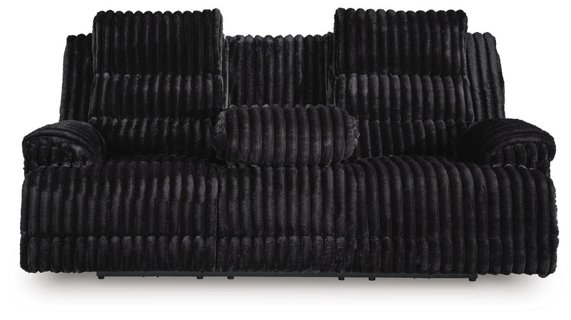 Rhine Falls Power Reclining Sofa with Drop Down Table