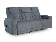Studio Cave Power Reclining Sofa - Barb City Furniture (Dekalb, IL)