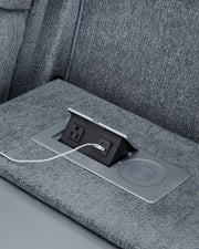 Studio Cave Power Reclining Sofa - Barb City Furniture (Dekalb, IL)