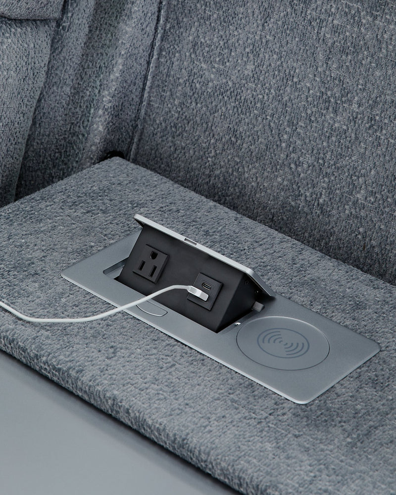 Studio Cave Power Reclining Sofa - Barb City Furniture (Dekalb, IL)