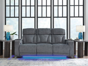 Studio Cave Power Reclining Sofa - Barb City Furniture (Dekalb, IL)