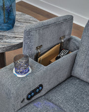 Studio Cave Power Reclining Sofa - Barb City Furniture (Dekalb, IL)