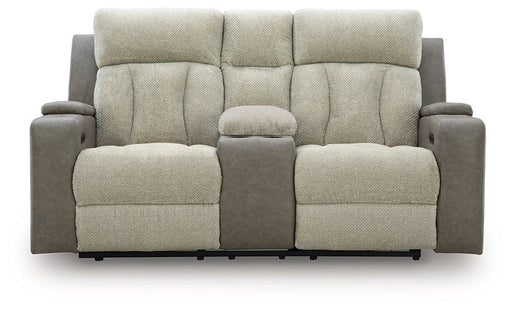 WhipLash Power Reclining Loveseat with Console - Barb City Furniture (Dekalb, IL)