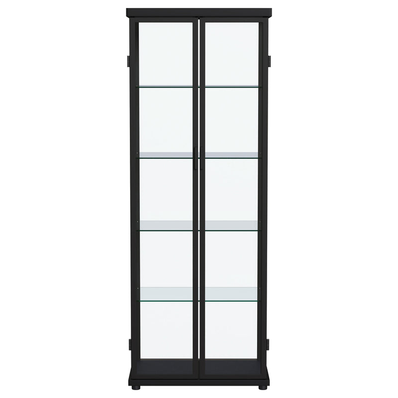 Aero Curio Cabinet with LED Lighting