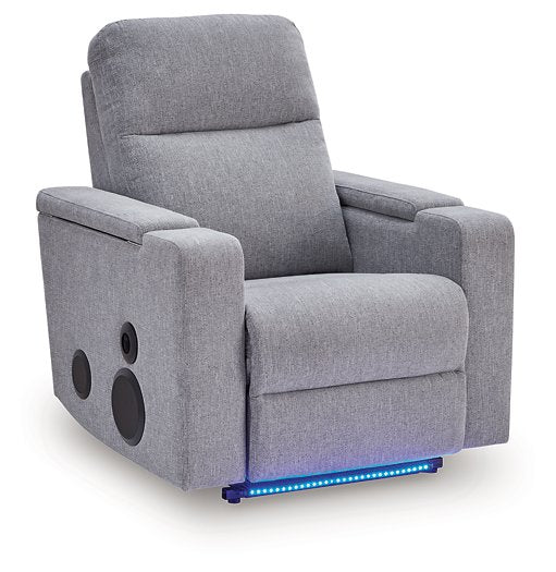 Pineland Power Glider Recliner with Audio System - Barb City Furniture (Dekalb, IL)