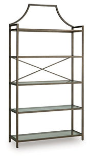 Bernonly 72" Bookcase - Barb City Furniture (Dekalb, IL)