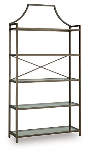Bernonly 72" Bookcase - Barb City Furniture (Dekalb, IL)