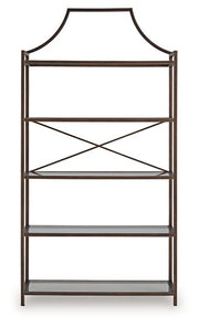 Bernonly 72" Bookcase - Barb City Furniture (Dekalb, IL)