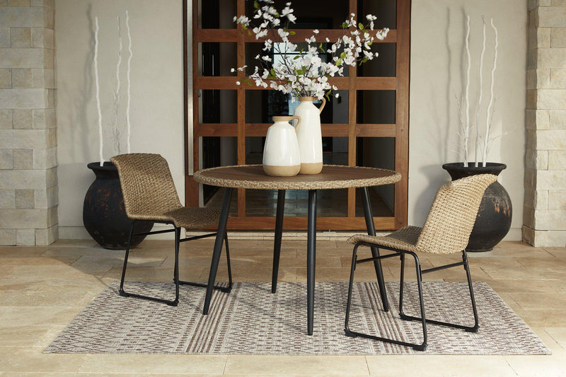 Amaris Outdoor Dining Set - Barb City Furniture (Dekalb, IL)