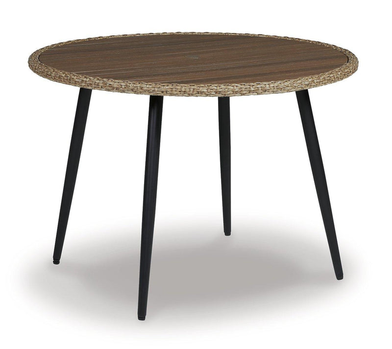 Amaris Outdoor Dining Set - Barb City Furniture (Dekalb, IL)