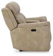 Next-Gen DuraPella Power Reclining Loveseat with Console - Barb City Furniture (Dekalb, IL)