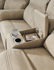 Next-Gen DuraPella Power Reclining Loveseat with Console - Barb City Furniture (Dekalb, IL)