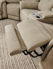Next-Gen DuraPella Power Reclining Loveseat with Console - Barb City Furniture (Dekalb, IL)