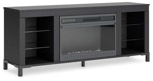 Cayberry 60" TV Stand with Electric Fireplace - Barb City Furniture (Dekalb, IL)