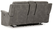 Next-Gen DuraPella Power Reclining Loveseat with Console - Barb City Furniture (Dekalb, IL)