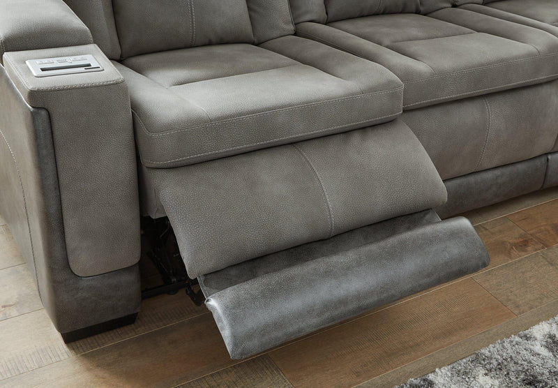 Next-Gen DuraPella Power Reclining Loveseat with Console - Barb City Furniture (Dekalb, IL)