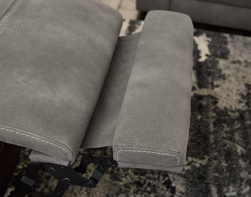 Next-Gen DuraPella Power Reclining Loveseat with Console - Barb City Furniture (Dekalb, IL)