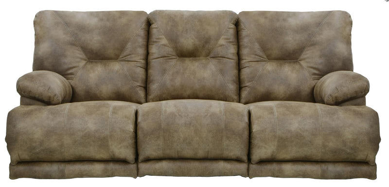 Catnapper Voyager Lay Flat Reclining Sofa in Brandy - Barb City Furniture (Dekalb, IL)