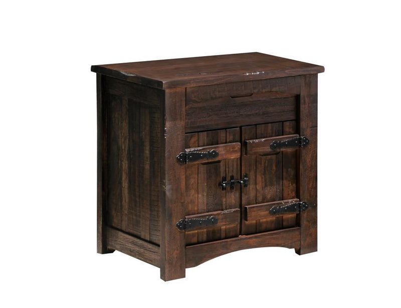 Mezcal 1 Drawer, 2 Door Nightstand