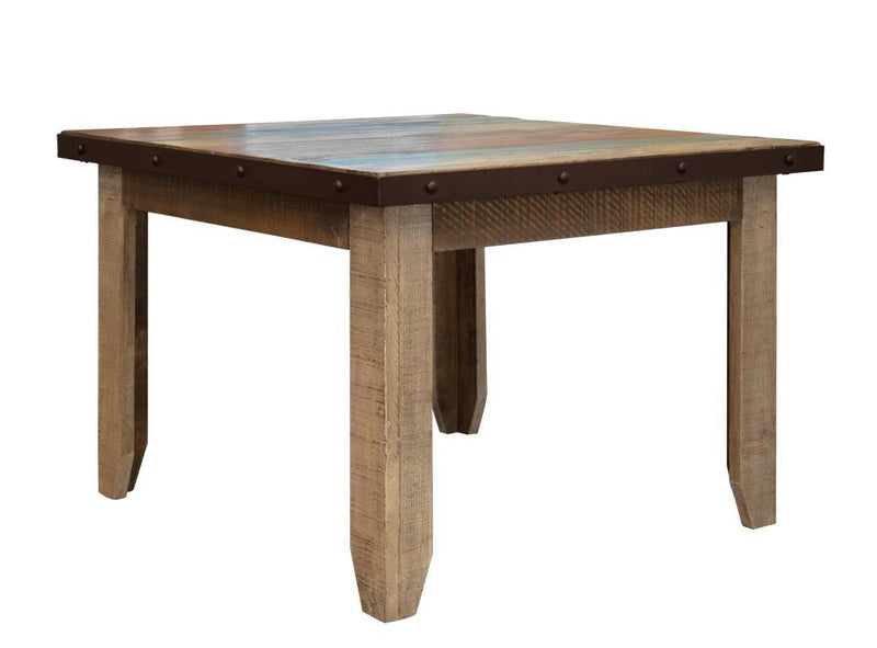 Antique Multicolor 42” Dining Table Antique MC*