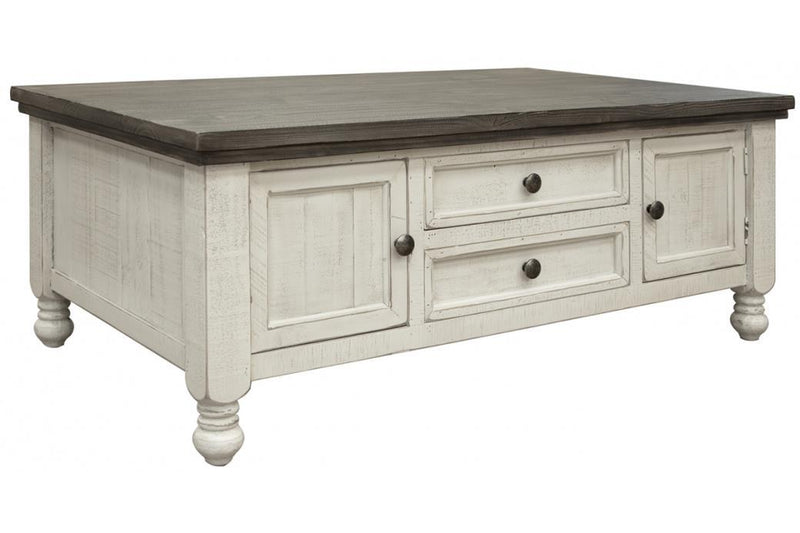 Stone 4 Drawers Cocktail Table