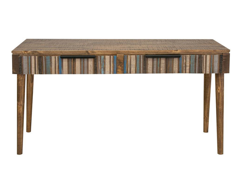 Tiza Desk, w/2 multicolor drawers