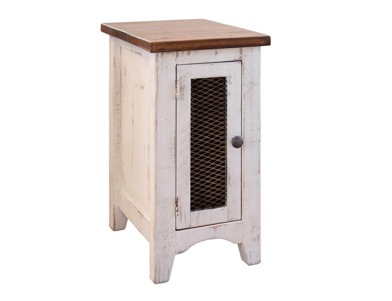 Pueblo White 1 Mesh Door
