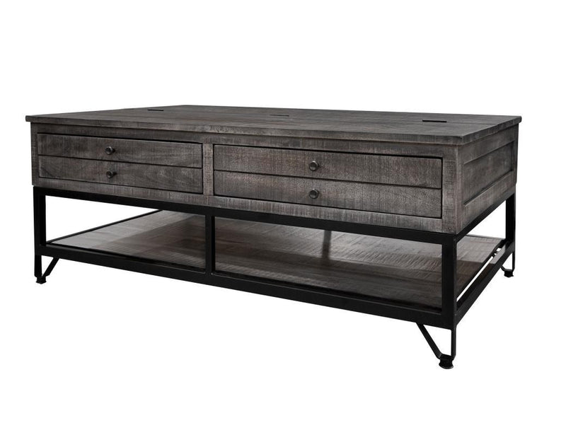 Moro Cocktail Table w/2 Drawer and Storage