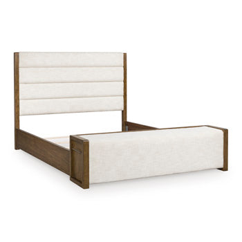 Baskinger Upholstered Storage Bed - Barb City Furniture (Dekalb, IL)
