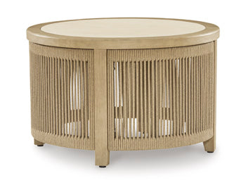Spooners Cove Outdoor Coffee Table - Barb City Furniture (Dekalb, IL)