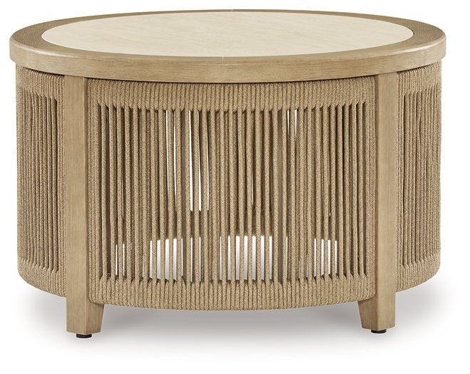 Spooners Cove Outdoor Coffee Table - Barb City Furniture (Dekalb, IL)