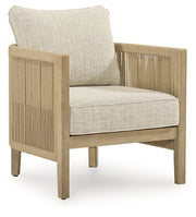 Spooners Cove Outdoor Lounge Chair with Cushion (Set of 2) - Barb City Furniture (Dekalb, IL)