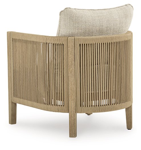 Spooners Cove Outdoor Lounge Chair with Cushion (Set of 2) - Barb City Furniture (Dekalb, IL)