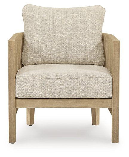 Spooners Cove Outdoor Lounge Chair with Cushion (Set of 2) - Barb City Furniture (Dekalb, IL)
