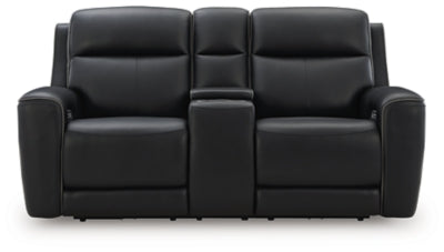 5Z-Relaxation Power Reclining Loveseat with Console - Barb City Furniture (Dekalb, IL)
