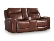 Next Move Power Reclining Loveseat with Console - Barb City Furniture (Dekalb, IL)
