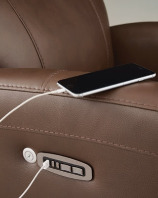 Pincara Power AutoGlide Recliner - Barb City Furniture (Dekalb, IL)